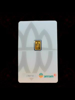 (0.5 Gram) Emas Antam Logam Mulia